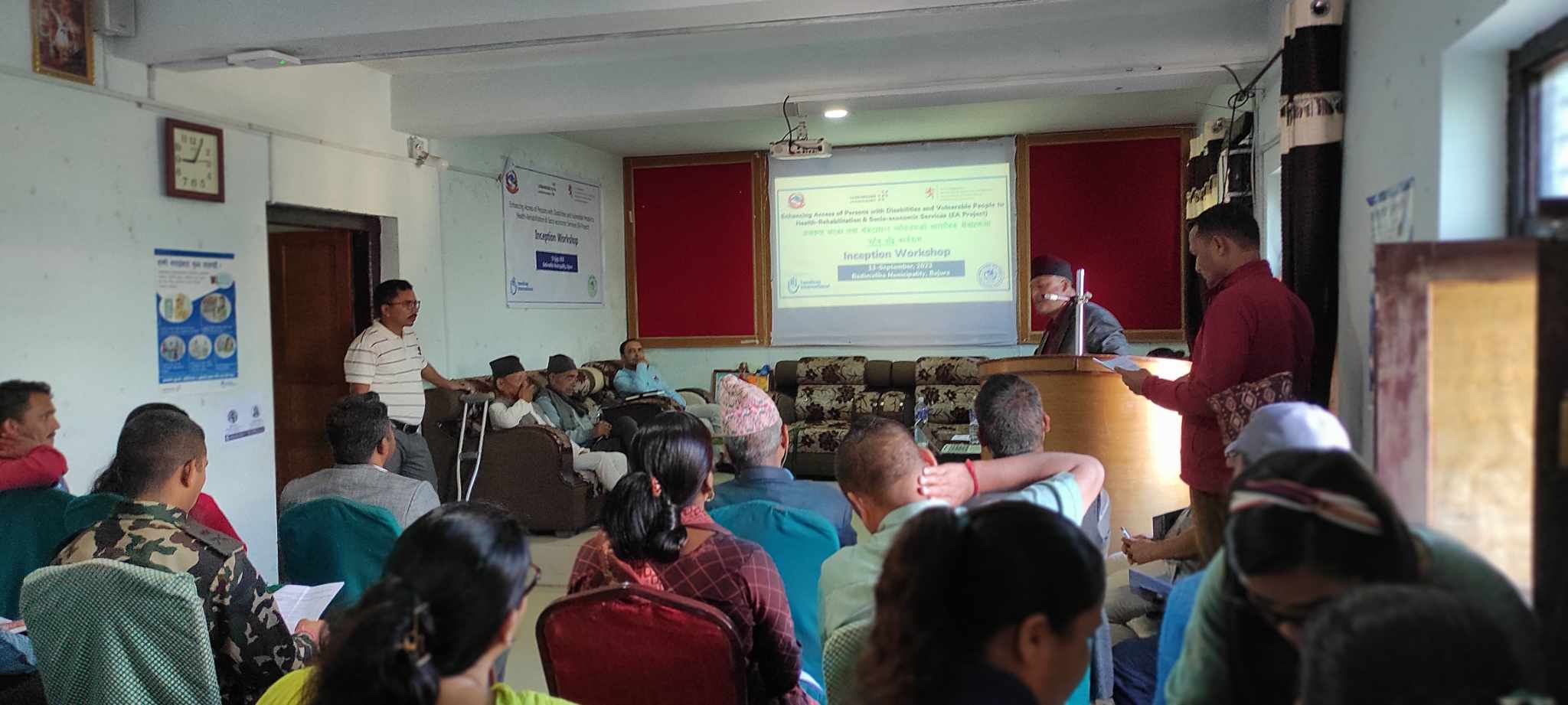 अपाङ्गता भएका तथा संकटासन्न ब्यक्तीको पहुँचमा आधारीत परियोजनाको आरम्भ