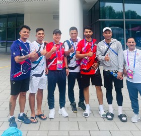 ब्याडमिन्टनमा नेपालको पुरुष टिम विजयी