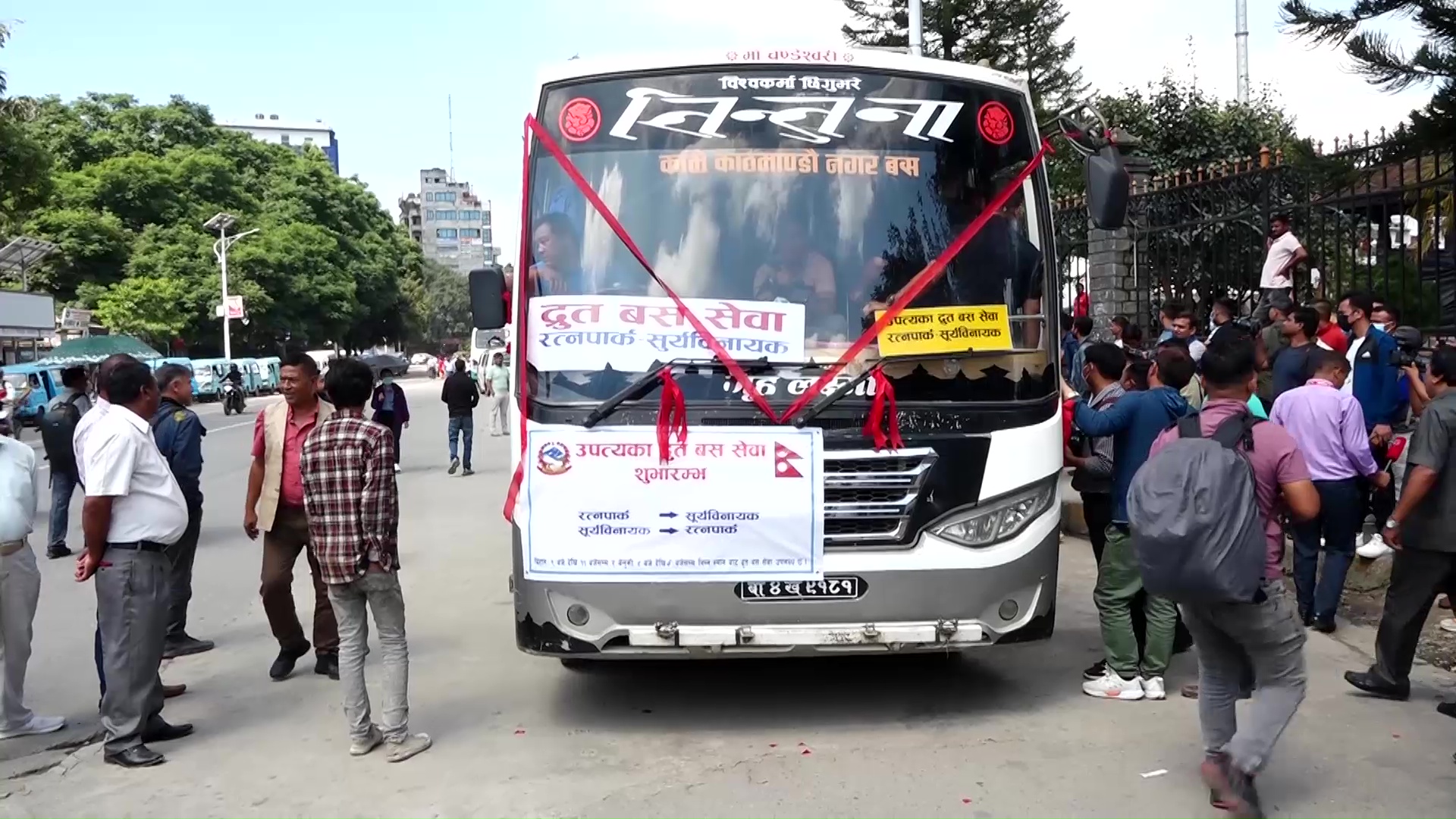 काठमाडौंमा द्रुत बस सेवा सुरु, ४५ मिनेटमै रत्नपार्क-सूर्यविनायक