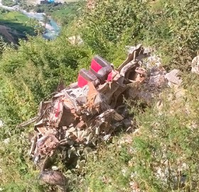 जुम्लामा जिप दुर्घटना हुँदा २ जनाको मृत्यु