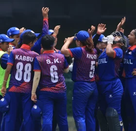 महिला टी–ट्वान्टी : नेपालको लगातार तेस्रो जित, भुटान ३ विकेटले पराजित