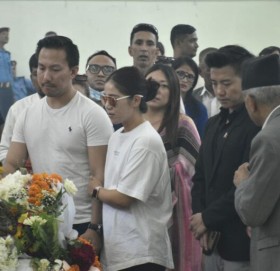 नेम्वाङको पार्थिव शरीर घर लगियो, अन्त्येष्टि भाेलि गरिने