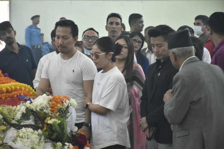 नेम्वाङको पार्थिव शरीर घर लगियो, अन्त्येष्टि भाेलि गरिने