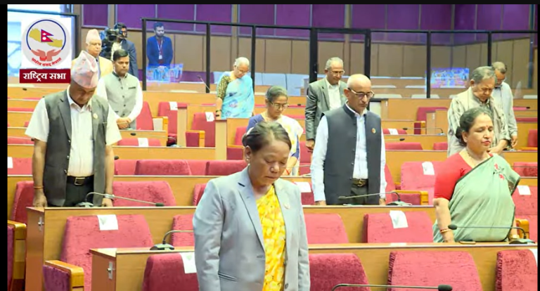 सुवास नेम्वाङको निधनमा राष्ट्रिय सभामा शोक प्रस्ताव पारित