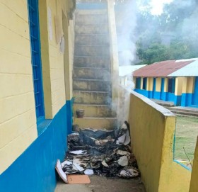 बैतडीको एक विद्यालयमा अज्ञात समूहद्वारा आगजनी