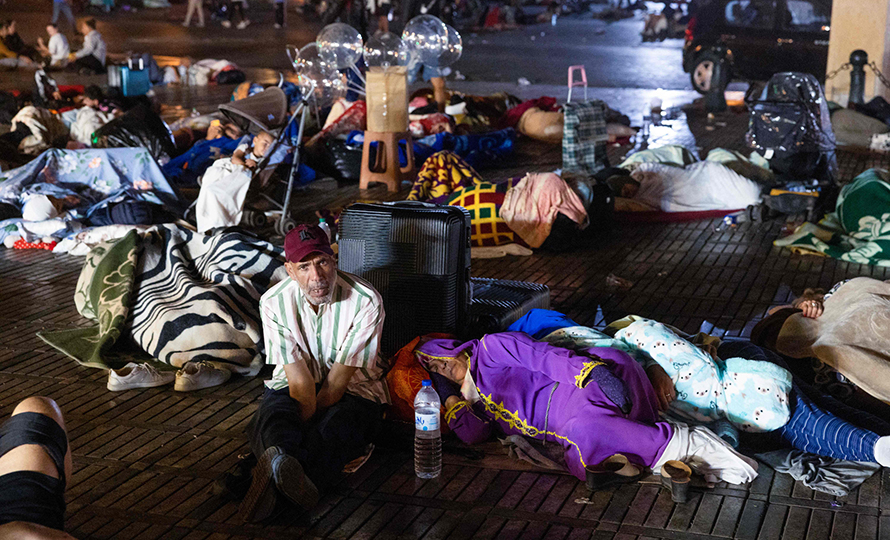 मोरक्को भूकम्पबाट मृत्यु हुनेको संख्या २ हजार नाघ्यो