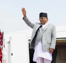 अमेरिका र चीन भ्रमण सकेर स्वदेश फर्किए प्रधानमन्त्री दाहाल