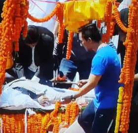 संविधानसभा अध्यक्ष सुवास नेम्वाङको राजकीय सम्मानका साथ अन्त्येष्टि