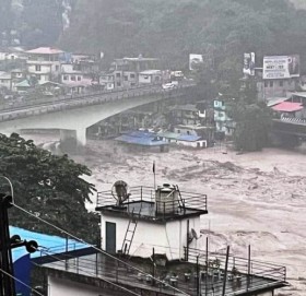 भारतको सिक्किममा भारी वर्षा, सेनाका २३ जवान बेपत्ता