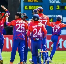 क्रिकेटमा नेपाल भारतसँग २३ रनले पराजित