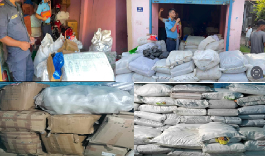 ११ लाख मुल्यका अवैध प्लाष्टिकसहित कञ्चनपुरमा एक जना पक्राउ