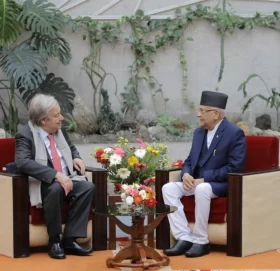 राष्ट्रसंघका महासचिवसँग ओलीले भने : शान्ति प्रक्रिया टुंग्याउन प्रधानमन्त्रीकै कारण असहज भयो