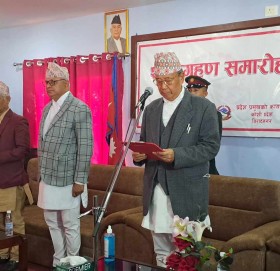 कोशीमा ३ सदस्यीय मन्त्रिपरिषद, एमाले पनि सरकारमा सहभागी