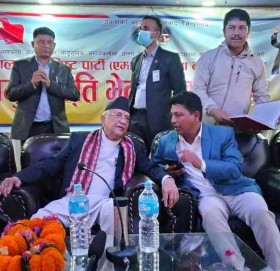 ओलीले भने- कोशीमा मध्यावधि रोक्न कांग्रेस विद्रोहलाई समर्थन गर्‍यौं