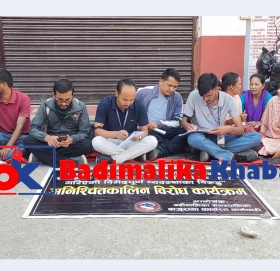 बडिमालिकाका कर्मचारीले गरे अनिश्चितकालीन पेन डाउन, सेवा प्रभावित