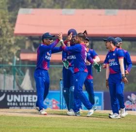 भारतले दियो नेपाललाई २०३ रनको लक्ष्य