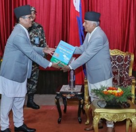 राष्ट्रपति समक्ष अख्तियारद्वारा वार्षिक प्रतिवेदन पेस