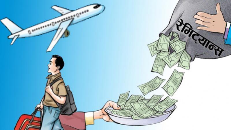 साउन र भदौमा भित्रियो २ खर्ब २८ अर्ब रुपैयाँ बराबर रेमिट्यान्स