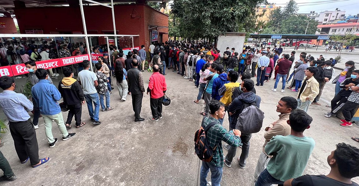 दसैँका लागि टिकटको अग्रिम बुकिङ सोमबारबाट खुल्ने, भाडा नबढ्ने