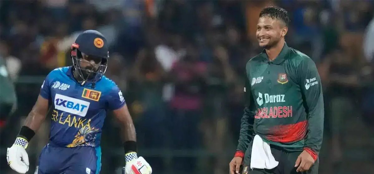 आइसीसी विश्वकप क्रिकेटः बङ्गलादेश र श्रीलङ्का भिड्दै