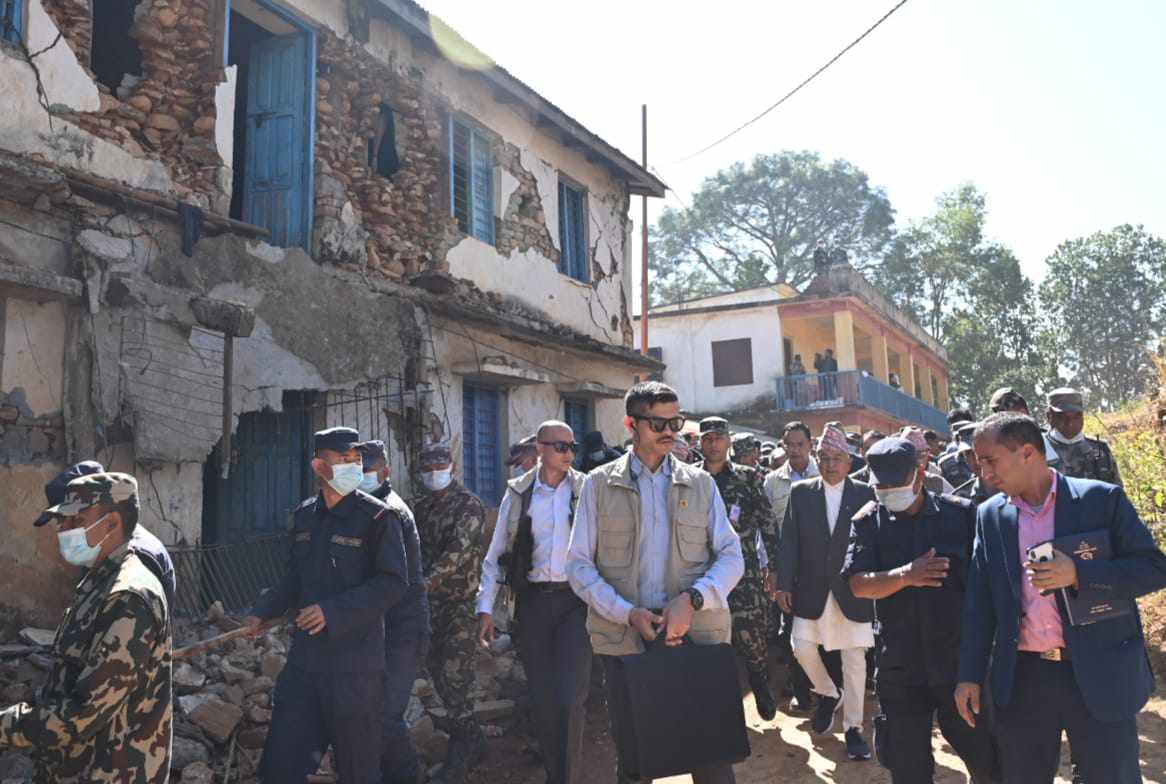 राष्ट्रपति पौडेल जाजरकोटमा