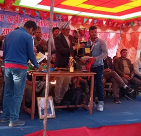 पदम खत्री स्मृति खुला भलिबलको उपाधी एलि कन्ट्रक्सनलाई