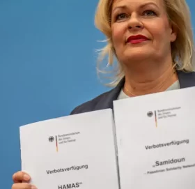 जर्मनीद्वारा हमासमाथि प्रतिबन्धको घोषणा
