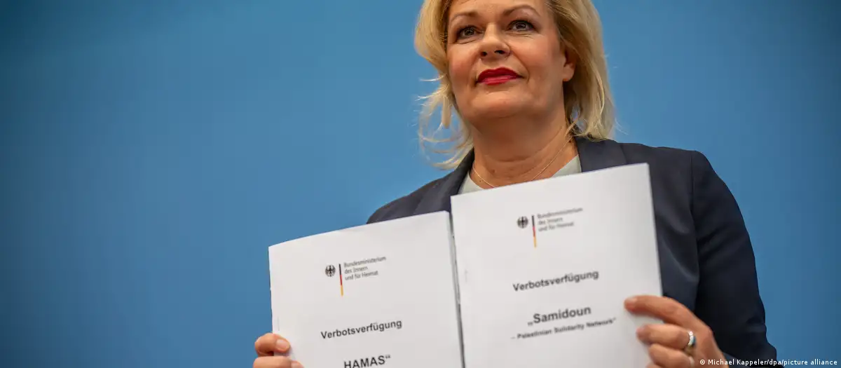 जर्मनीद्वारा हमासमाथि प्रतिबन्धको घोषणा