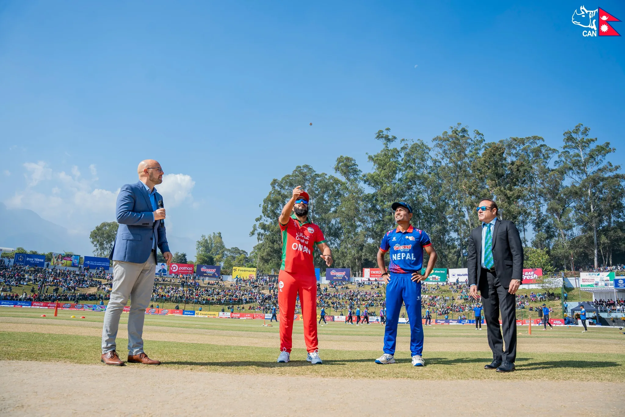 नेपाल र ओमानबीच खेल बराबरी, सुपर ओभरबाट निर्णय हुने