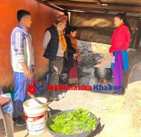 खप्तड छेडेदहमा बिद्यालय स्वास्थ्य तथा पोषण कार्यक्रमको अनुगमन