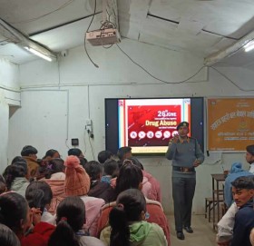 सशस्त्र प्रहरीद्धारा मालिका माविमा लागु औषध  दुर्व्यसन सम्बन्धी जनचेतनामूलक कार्यक्रम