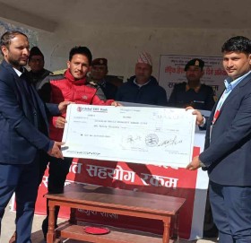 ग्लोबल आईएमई बैंक बाजुराद्धारा सुरक्षित आवास गृहलाई आर्थिक सहयोग