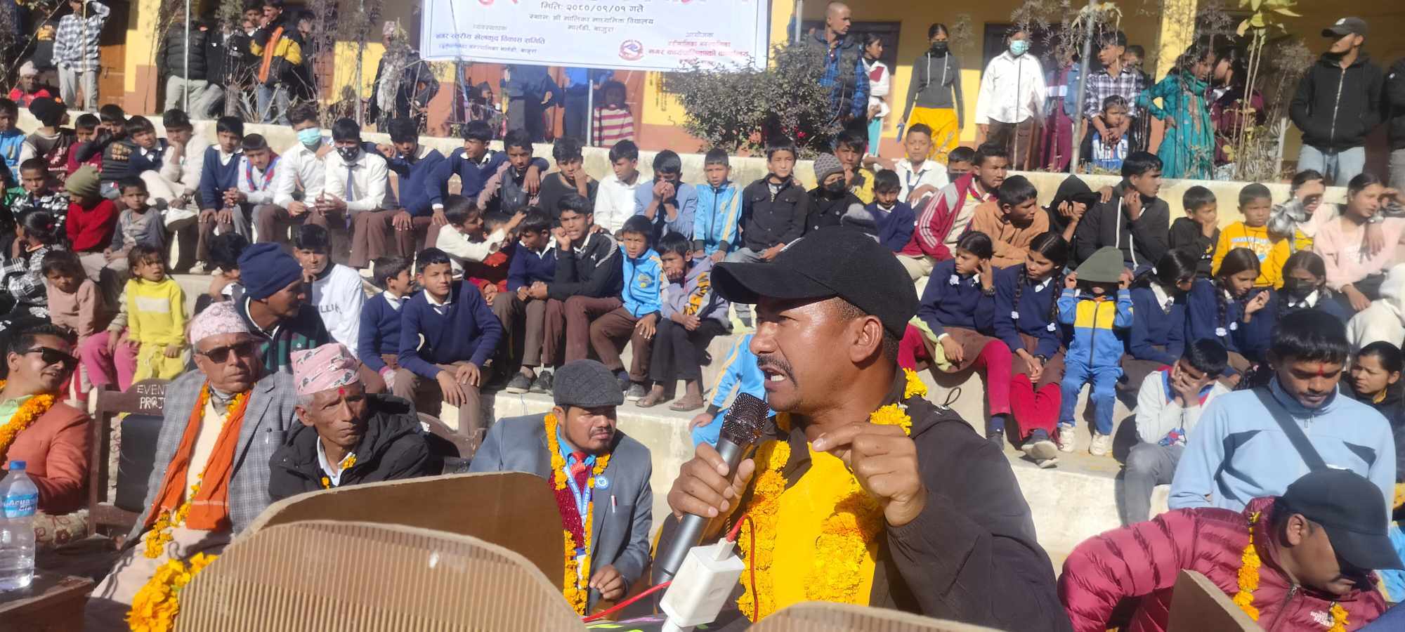 बडिमालिकाका जनप्रतिनिधिलाई खेलकुद समिति अध्यक्ष थापाको प्रश्न- मार्तडीमा खेलमैदान कहिले बन्छ ?