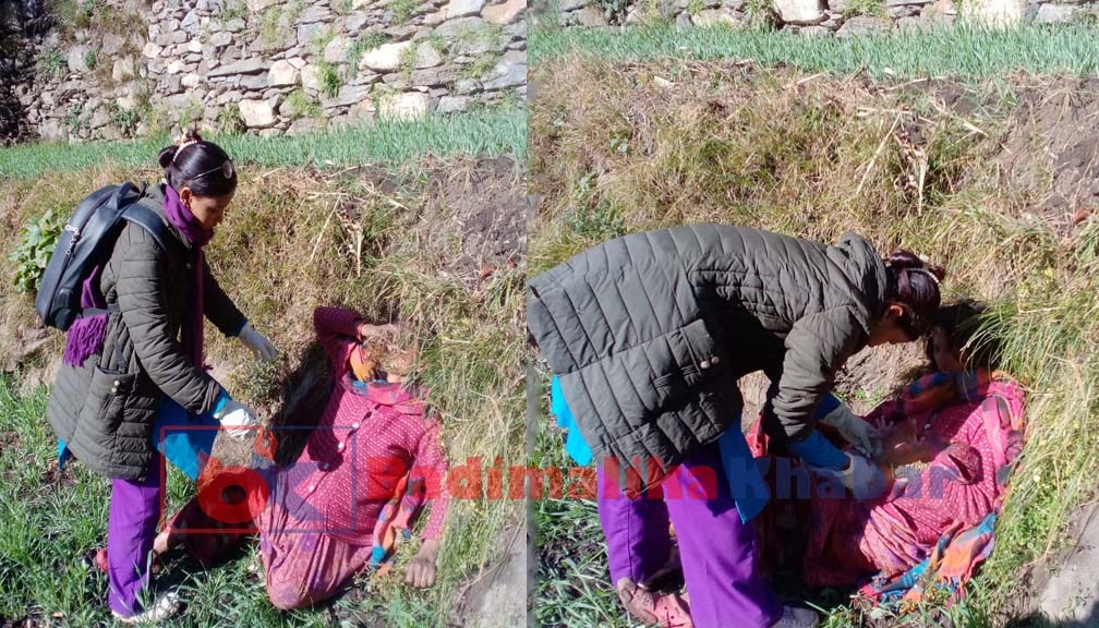 बाजुराकी पानसराले तेस्रो पटक पनि बाटोमै छोरीको जन्म दिइन्