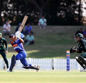 नेपालले पाकिस्तानलाई दियो १५३ रनको लक्ष्य