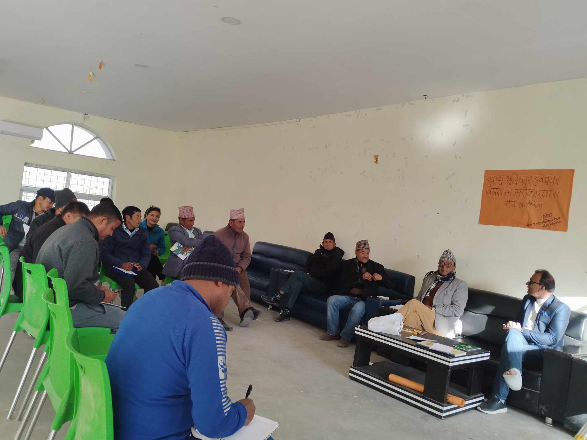 किसान सुचिकरण गर्न बुढीनन्दासंग स्थानीय खाध्य अधिकार संजालको छलफल