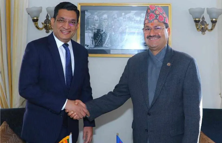 परराष्ट्रमन्त्री साउद र श्रीलंकाका विदेशमन्त्रीबीच भेटवार्ता