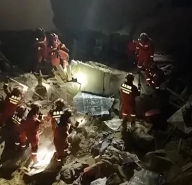 चीनको गान्सु प्रान्तमा ६.२ म्याग्निच्युडको भूकम्प, ८६ जनाको मृत्यु