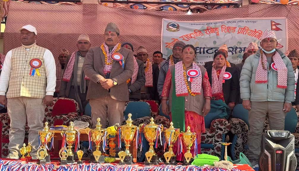 जगन्नाथ गाउँपालिका स्तरीय  चाैथाे रनिङ शिल्ड  सूरू