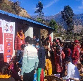 ग्लोबल आइएमई बैकं बाजुराद्धारा निशुल्क स्वास्थ्य शिबिर संचालन