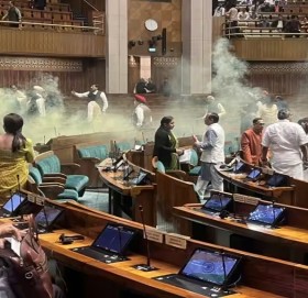 भारतीय संसदमा शंकास्पद् व्यक्तिको प्रवेश, सांसदहरू भन्छन्- स्थिति भयावह थियो