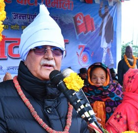 देश बनाउन एमालेको एकल बहुमत आवश्यक छ : अध्यक्ष ओली