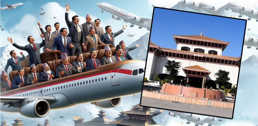 एक वर्षमा ७४ सांसदले घुमे विदेश, राष्ट्रिय सभा अध्यक्षको विदेशमै बित्यो ३१ दिन