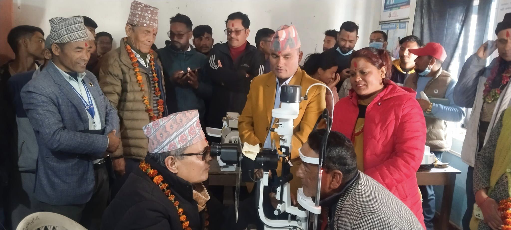 कोल्टी प्राथमिक स्वास्थ्य केन्द्रमा आँखा उपचार केन्द्र सुरु