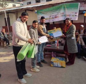 कृषि जैविक  विविधता दिवस कार्यक्रममा बुढीगंगा प्रथम