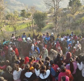 बाजुरामा भुवापर्वकाे राैनक
