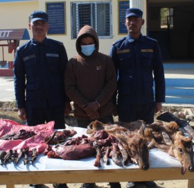 अछामबाट जंगली जनावरका छाला भरुवा बन्दुकसहित एक जना पक्राउ