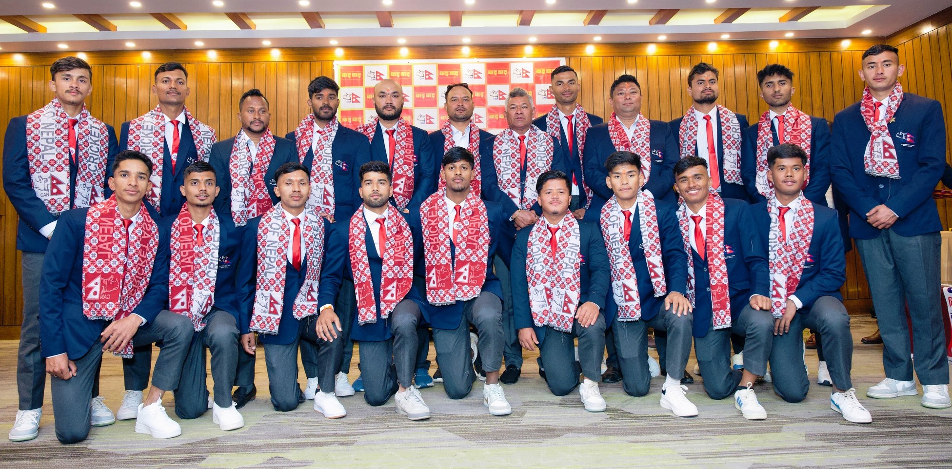 यू-१९ विश्वकप खेल्न जाने नेपाली टोलीको बिदाइ