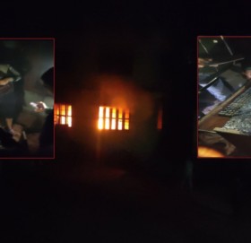 दार्चुलाको एक विद्यालयमा आगलागी