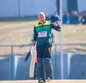 कप्तान विनोदको शतकसँगै आर्मीले मधेस प्रदेशलाई १२६ रनले हरायो